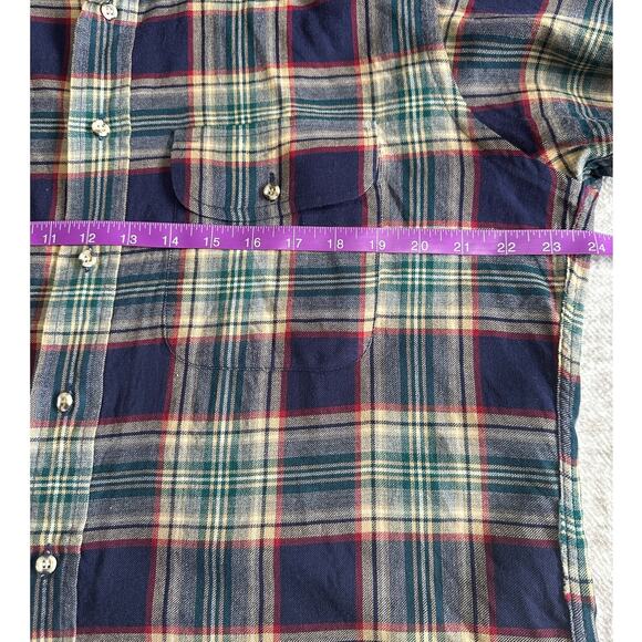 Viyella by Gant Plaid Wool Blend Button Down, Size L - Picture 4 of 5